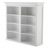 Nova Solo Halifax, Hutch Unit with 6 Glass Doors - Top Shelf 
