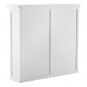 Nova Solo Halifax, Hutch Unit with 6 Glass Doors - Top Shelf 