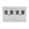 Nova Solo Halifax, Hutch Unit with 6 Glass Doors - Bottom Shelf 