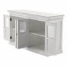 Nova Solo Halifax, Hutch Unit with 6 Glass Doors - Bottom Shelf 