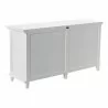 Nova Solo Skansen Hutch Bookcase Unit - White with 4 Doors, 2 Drawers - Lower Shelf - Nova Solo Skansen Hutch Bookcase Unit - White with 4 Doors, 2 Drawers - Lower Shelf