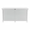 Nova Solo Skansen Hutch Bookcase Unit - White with 4 Doors, 2 Drawers - Lower Shelf - Nova Solo Skansen Hutch Bookcase Unit - White with 4 Doors, 2 Drawers - Lower Shelf