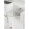 Nova Solo Skansen Kitchen Hutch Cabinet with 5 Doors, 3 Drawers - Closeup Angle