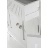 Nova Solo Skansen Kitchen Hutch Cabinet with 5 Doors, 3 Drawers - Closeup Angle - Nova Solo Skansen Kitchen Hutch Cabinet with 5 Doors, 3 Drawers - Closeup Angle