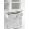 Nova Solo Skansen Kitchen Hutch Cabinet with 5 Doors, 3 Drawers - Closeup Angle