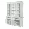 Nova Solo Skansen Kitchen Hutch Cabinet with 5 Doors, 3 Drawers - Front Side Opened Angle - Nova Solo Skansen Kitchen Hutch Cabinet with 5 Doors, 3 Drawers - Front Side Opened Angle