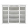 Nova Solo Skansen Kitchen Hutch Cabinet with 5 Doors, 3 Drawers - Top Shelf Angle