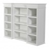 Nova Solo Skansen Kitchen Hutch Cabinet with 5 Doors, 3 Drawers - Top Shelf Angle