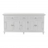 Nova Solo Skansen Kitchen Hutch Cabinet with 5 Doors, 3 Drawers - Lower Shelf Angle