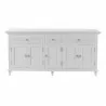 Nova Solo Skansen Kitchen Hutch Cabinet with 5 Doors, 3 Drawers - Lower Shelf Angle - Nova Solo Skansen Kitchen Hutch Cabinet with 5 Doors, 3 Drawers - Lower Shelf Angle