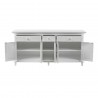 Nova Solo Skansen Kitchen Hutch Cabinet with 5 Doors, 3 Drawers - Lower Shelf Angle