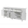 Nova Solo Skansen Kitchen Hutch Cabinet with 5 Doors, 3 Drawers - Lower Shelf Angle