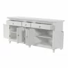 Nova Solo Skansen Kitchen Hutch Cabinet with 5 Doors, 3 Drawers - Lower Shelf Angle - Nova Solo Skansen Kitchen Hutch Cabinet with 5 Doors, 3 Drawers - Lower Shelf Angle