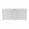 Nova Solo Skansen Kitchen Hutch Cabinet with 5 Doors, 3 Drawers - Lower Shelf Angle - Nova Solo Skansen Kitchen Hutch Cabinet with 5 Doors, 3 Drawers - Lower Shelf Angle