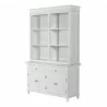 Nova Solo Skansen Hutch Unit with 6 Shelves - Front Side Angle - Nova Solo Skansen Hutch Unit with 6 Shelves - Front Side Angle