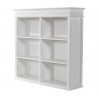 Nova Solo Skansen Hutch Unit with 6 Shelves - Top Shelf Angle
