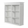 Nova Solo Skansen Hutch Unit with 6 Shelves - Top Shelf Angle - Nova Solo Skansen Hutch Unit with 6 Shelves - Top Shelf Angle