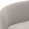 Sunpan Kendra Sofa in Altro Cappuccino - Closeup Top Angle
