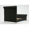 Manhattan Comfort Empire Charcoal Bed Grey