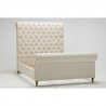 Manhattan Comfort Empire Charcoal Bed Cream 