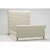 Manhattan Comfort Empire Charcoal Bed Cream  - Manhattan Comfort Empire Charcoal Bed Cream 