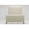 Manhattan Comfort Empire Charcoal Bed Cream Front