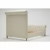 Manhattan Comfort Empire Charcoal Bed Cream - Manhattan Comfort Empire Charcoal Bed Cream