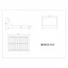 Manhattan Comfort Heather Bed in Velvet Blush and Black - Manhattan Comfort Heather Bed in Velvet Blush and Black
