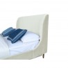 Manhattan Comfort Heather Bed in Velvet Blush and Black Legs Cream Header