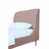 Manhattan Comfort Heather Velvet Twin Bed in Blush with Gold Legs Header - Manhattan Comfort Heather Velvet Twin Bed in Blush with Gold Legs Header