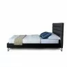 Manhattan Comfort Schwamm Full-Size / Queen Bed Grey Side - Manhattan Comfort Schwamm Full-Size / Queen Bed Grey Side