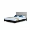 Manhattan Comfort Schwamm Full-Size / Queen Bed Light Grey Side - Manhattan Comfort Schwamm Full-Size / Queen Bed Light Grey Side