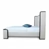 Manhattan Comfort Kingdom Cream Full Bed / Queen Side - Manhattan Comfort Kingdom Cream Full Bed / Queen Side