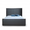 Manhattan Comfort Kingdom Graphite Full Bed / Queen Bottom Front