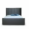 Manhattan Comfort Kingdom Graphite Full Bed / Queen Bottom Front - Manhattan Comfort Kingdom Graphite Full Bed / Queen Bottom Front