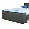 Manhattan Comfort Kingdom Graphite Full Bed / Queen Bottom Bottom - Manhattan Comfort Kingdom Graphite Full Bed / Queen Bottom Bottom