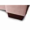 Manhattan Comfort Parlay Blush Bed Legs