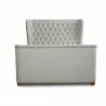 Manhattan Comfort Lola Ivory Full and Queen Bed Front - Manhattan Comfort Lola Ivory Full and Queen Bed Front