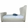 Manhattan Comfort Lola Ivory Full and Queen Bed Side - Manhattan Comfort Lola Ivory Full and Queen Bed Side