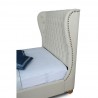 Manhattan Comfort Lola Ivory Full and Queen Bed Headboard
