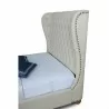 Manhattan Comfort Lola Ivory Full and Queen Bed Headboard - Manhattan Comfort Lola Ivory Full and Queen Bed Headboard