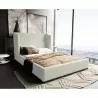 Manhattan Comfort Lenyx Full and Queen Bed Cream - Manhattan Comfort Lenyx Full and Queen Bed Cream