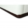 Manhattan Comfort Lenyx Full and Queen Bed Cream Leg