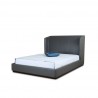 Manhattan Comfort Lenyx Full and Queen Bed Graphite