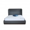 Manhattan Comfort Lenyx Full and Queen Bed Graphite Front