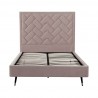 Manhattan Comfort Crosby Modern Full Size- Blush Frame