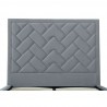 Manhattan Comfort Crosby Modern Full Size- Grey Headboard