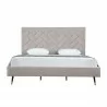 Manhattan Comfort Crosby Modern King Size- Greige Front - Manhattan Comfort Crosby Modern King Size- Greige Front