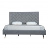 Manhattan Comfort Crosby Modern King Size- Grey Front