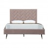 Manhattan Comfort Crosby Modern Queen Size Blush Front